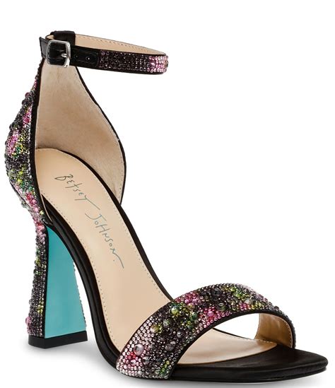 betsey johnson flower sandals|betsey johnson strappy sandals.